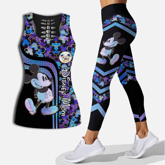 We're Never Too Old For Magic 50 Years Anniversary - Personalized Mouse Hollow Tank Top And Leggings