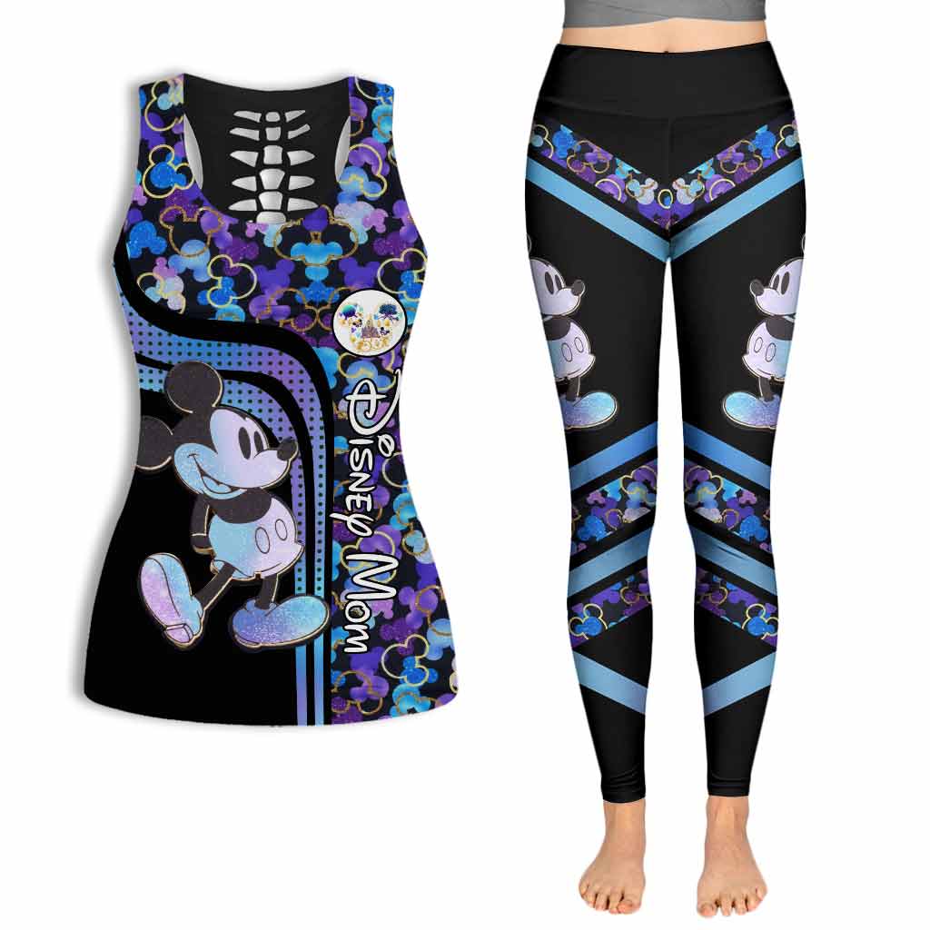 We're Never Too Old For Magic 50 Years Anniversary - Personalized Mouse Hollow Tank Top And Leggings