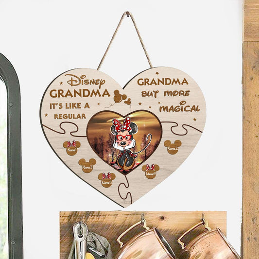 Best Nana Ever - Personalized Mother's day Mouse Wood Sign