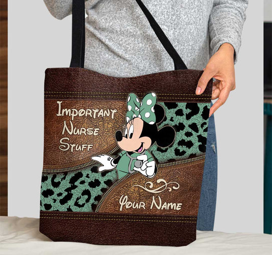 Important Nurse Stuff - Personalized Tote Bag