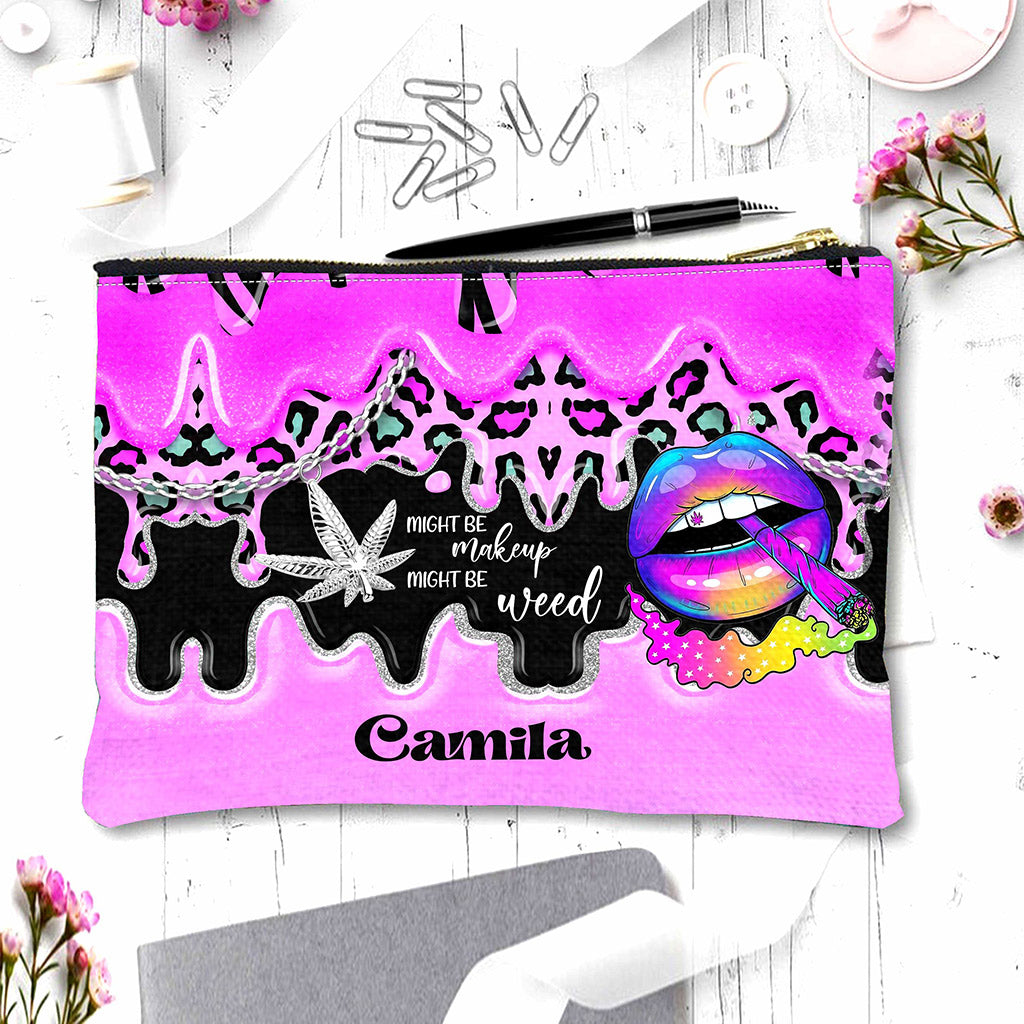 Might Be Makeup - Personalized Weed Pouch