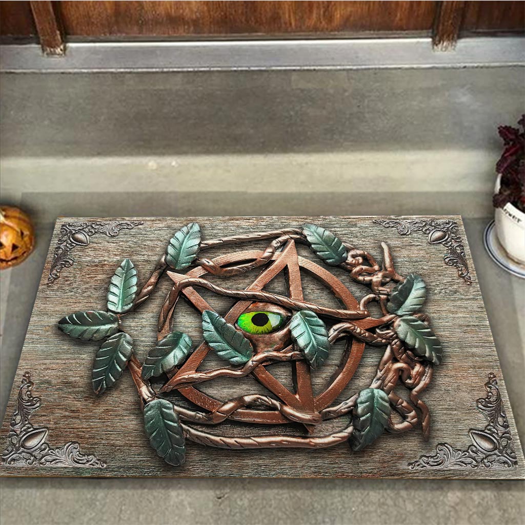 Mystical Witch - Witch Doormat With 3D Pattern Print