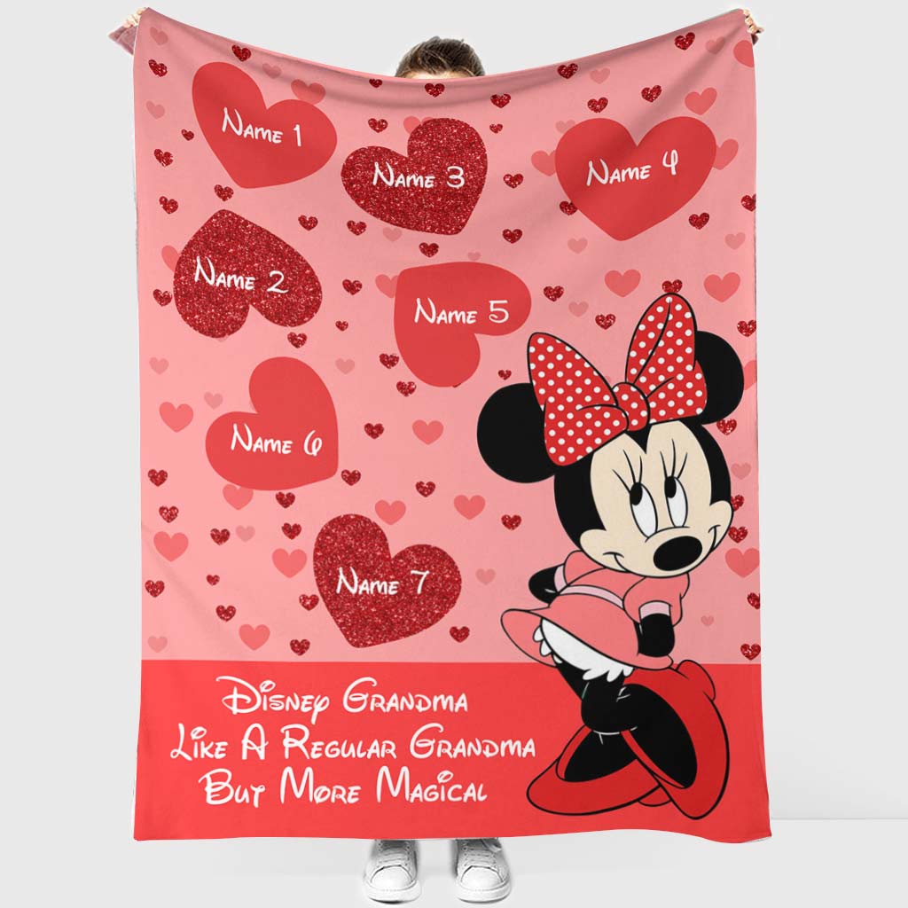 Grandma - Personalized Mouse Blanket