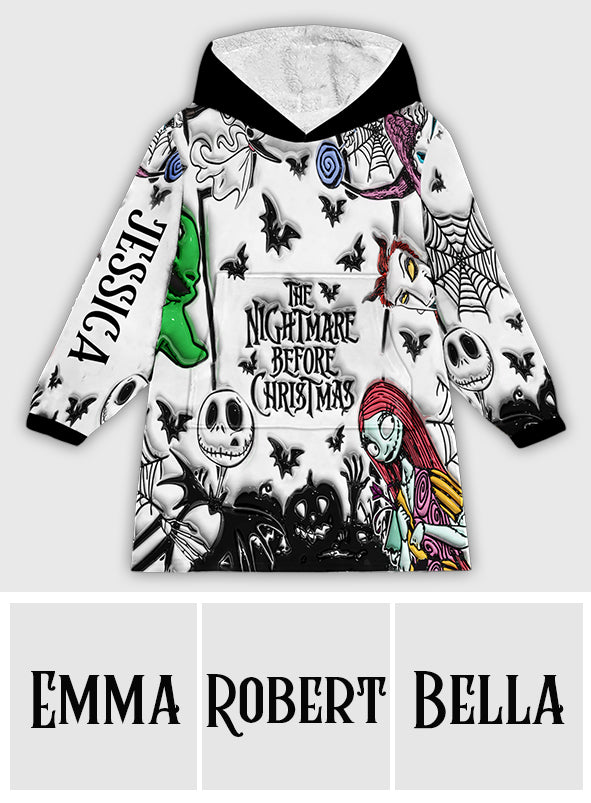 Nightmare - Personalized Nightmare Blanket Hoodie