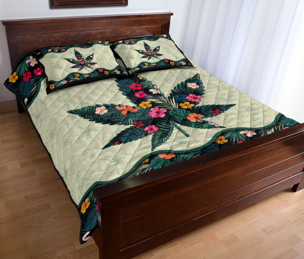 Floral Weed - Weed Quilt Set 0822