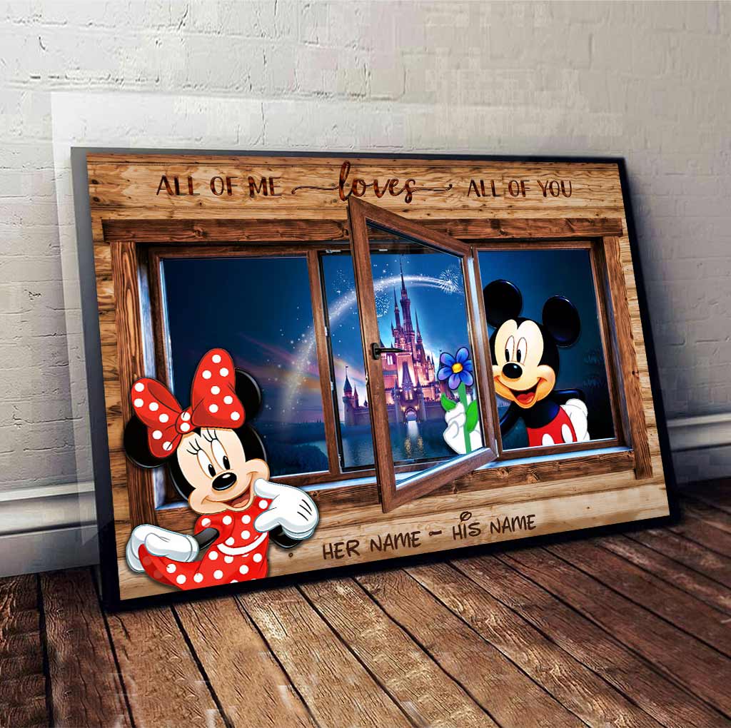All Of Me Loves All Of You - Personalized Mouse Poster