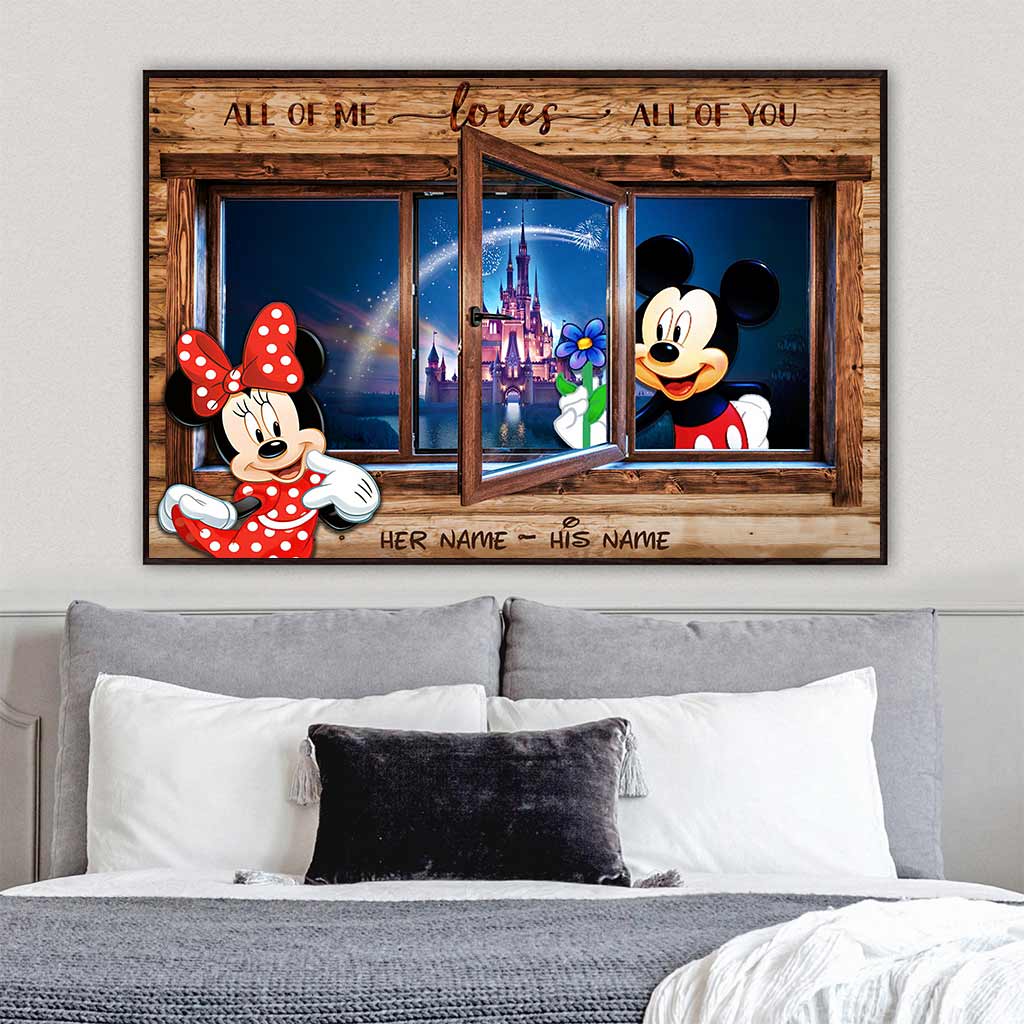 All Of Me Loves All Of You - Personalized Mouse Poster