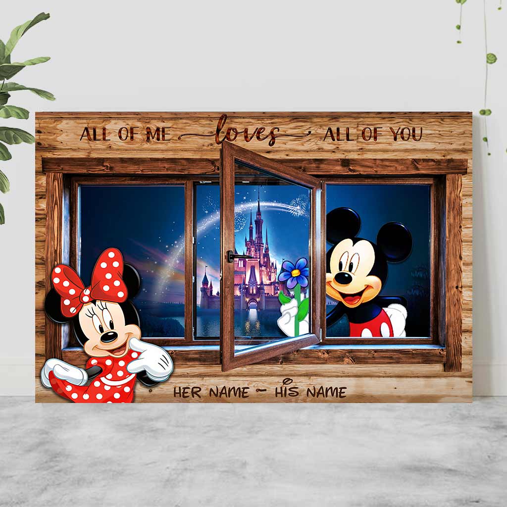 All Of Me Loves All Of You - Personalized Mouse Poster