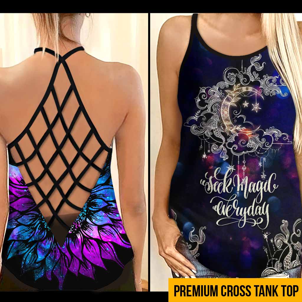 Seek Magic Everyday - Witch Cross Tank Top