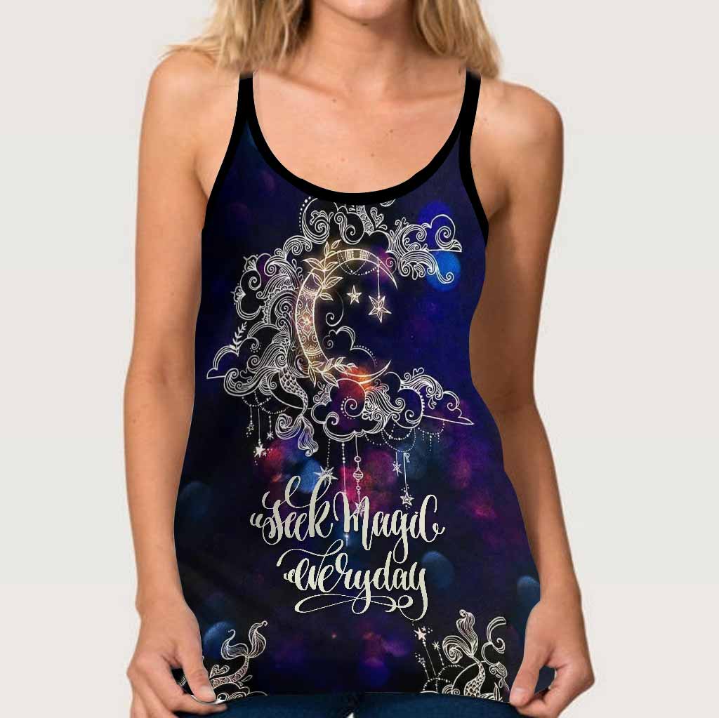 Seek Magic Everyday - Witch Cross Tank Top