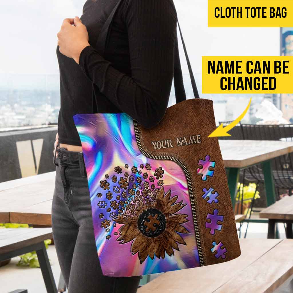 Accept Understand Love - Autism Awareness Personalized Tote Bag