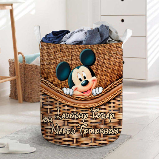 Laundry Today - Mouse Storage Basket With 3D Pattern Print