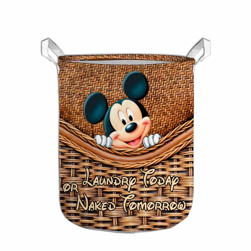 Laundry Today - Mouse Storage Basket With 3D Pattern Print