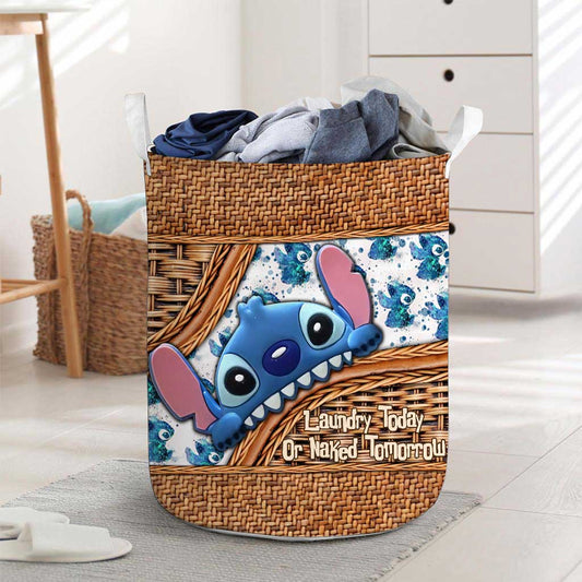 Laundry Today - Ohana Storage Basket With 3D Pattern Print