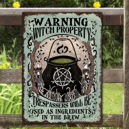 No Trespassing - Rectangle Metal Sign