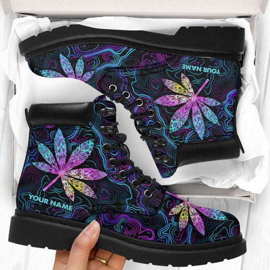Get High Line - Personalized Weed All Season Boots