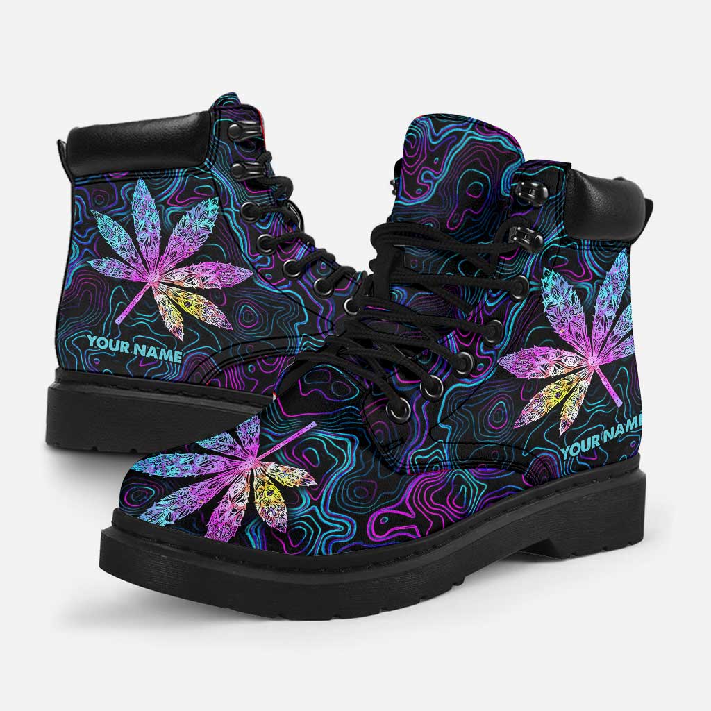 Get High Line - Personalized Weed All Season Boots