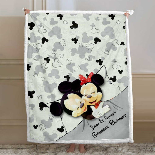 Snuggle - Personalized Couple Mouse Blanket