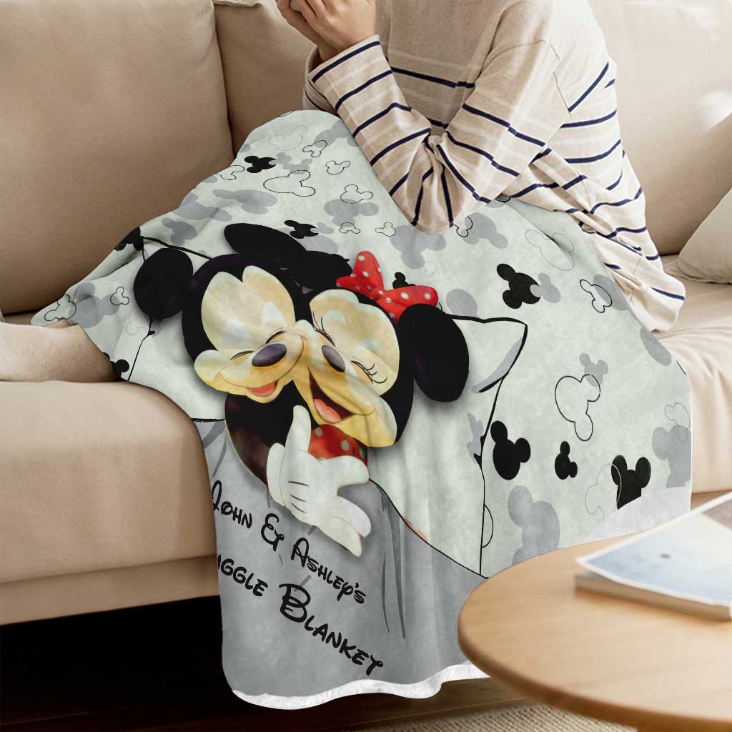 Snuggle - Personalized Couple Mouse Blanket