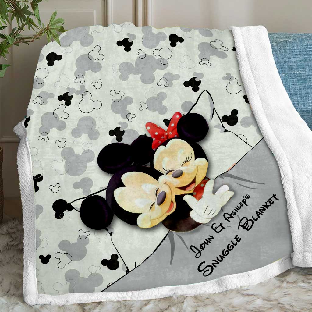 Snuggle - Personalized Couple Mouse Blanket