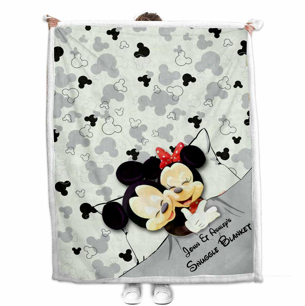 Snuggle - Personalized Couple Mouse Blanket