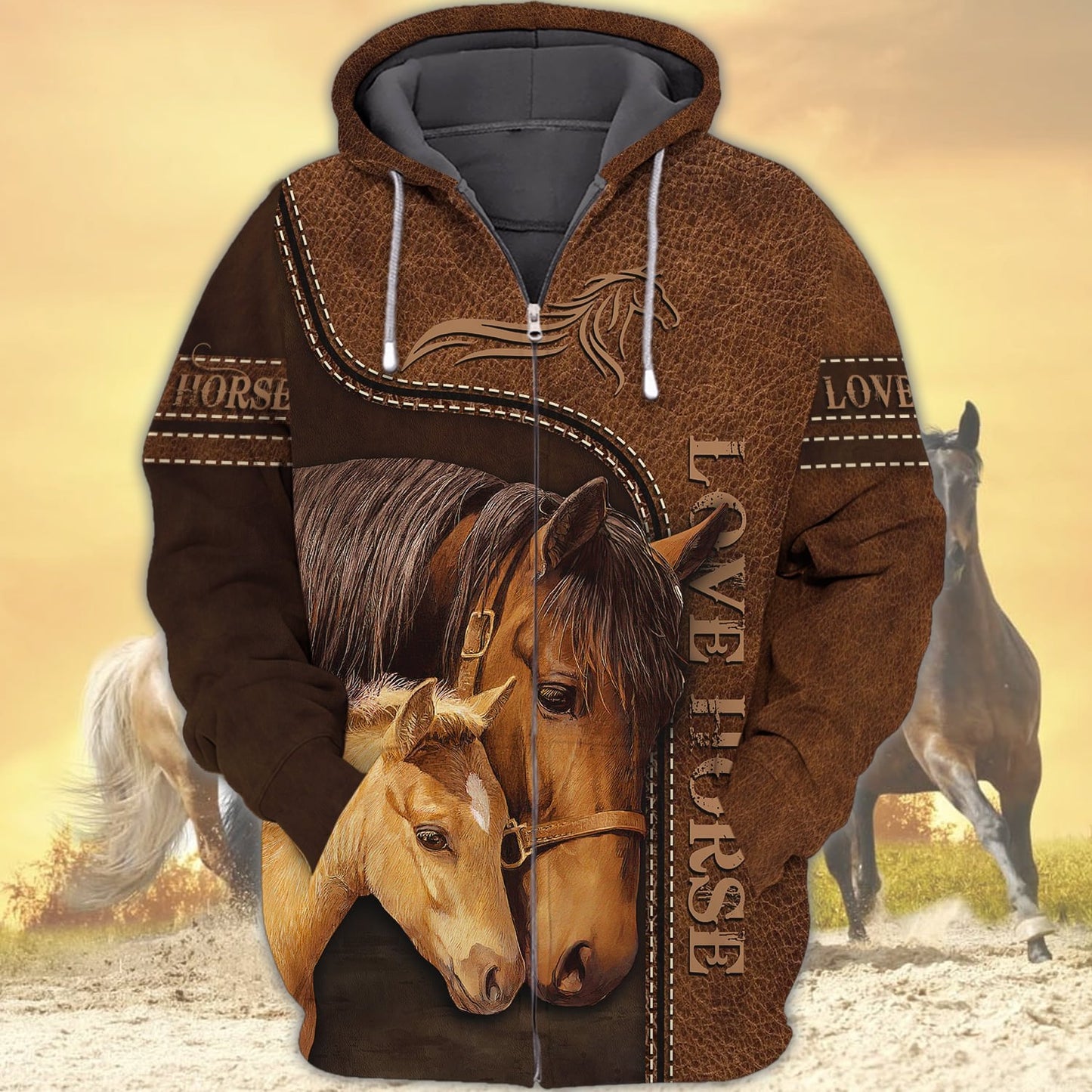 Love Horse Horse All Over Shirts 0523