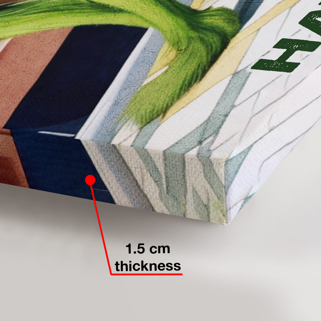 Why Hello Sweet Cheeks - Stole Christmas Canvas And Poster