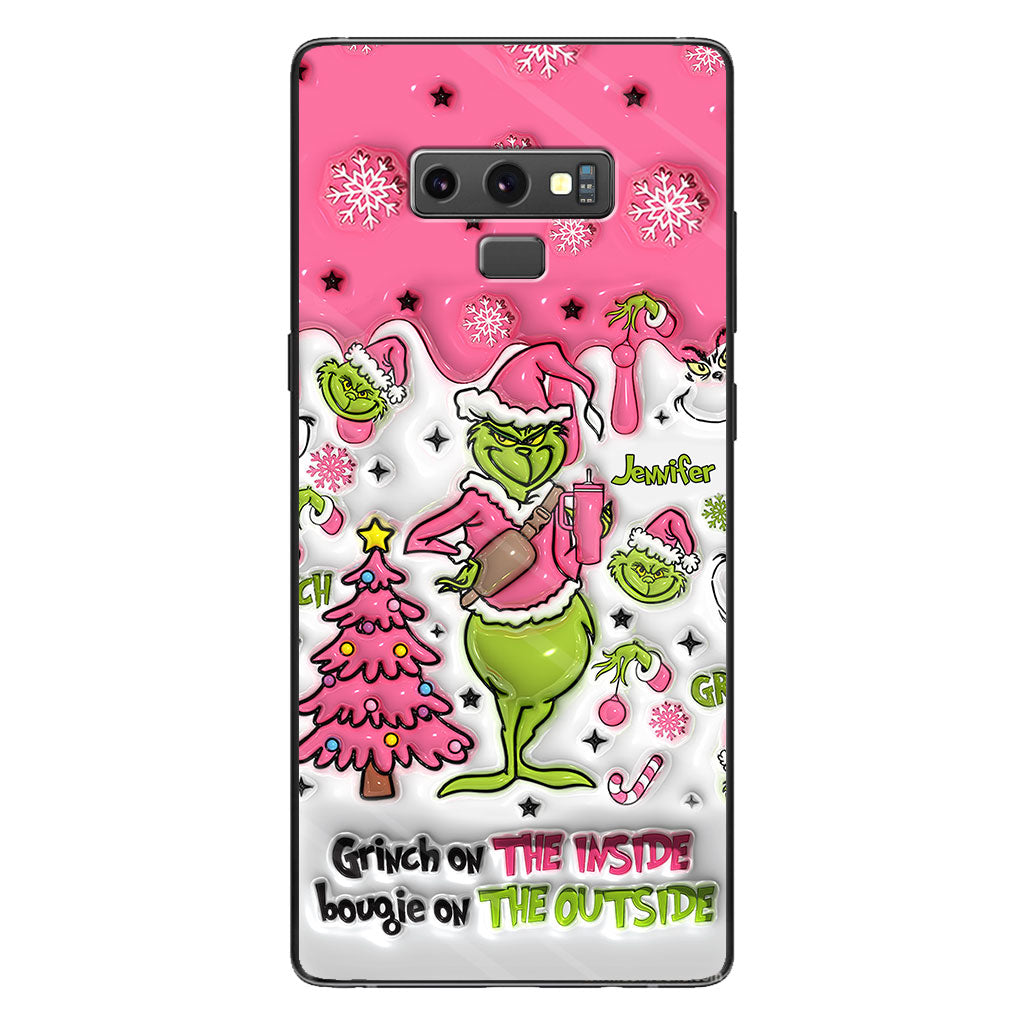 Grinch On The Inside - Personalized Stole Christmas Phone Case