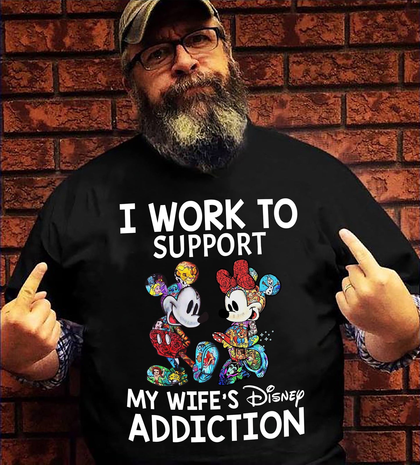 I Work To Support My Wife Mouse T-shirt and Hoodie 0823