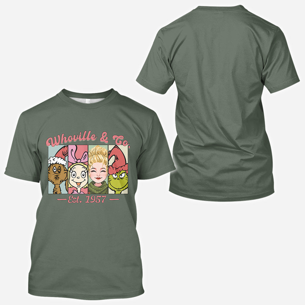 Green Mischief - Personalized Stole Christmas All Over Shirt