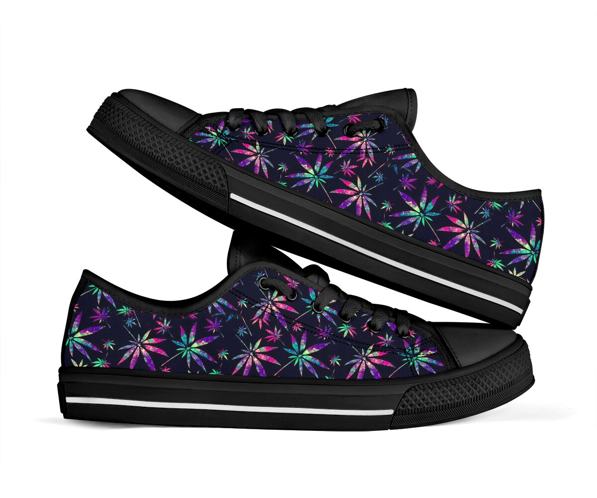 Colorful Leaves - Weed Low Top Shoes 0822