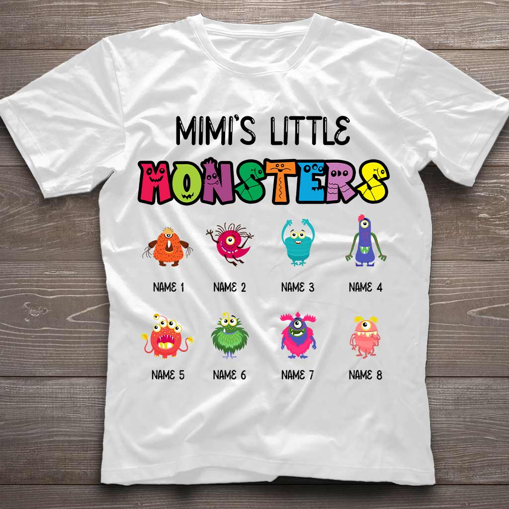 Granma Lil Monsters - Personalized Mother's Day Grandma T-shirt and Hoodie