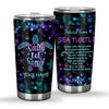 Salty Lil&#39; Beach - Turtle Personalized Tumbler
