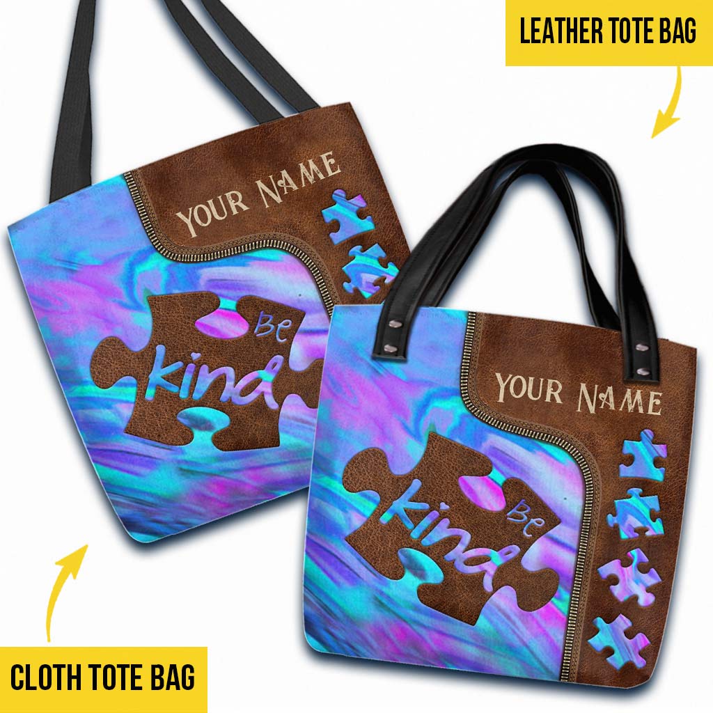 Be Kind - Autism Awareness Personalized  Tote Bag