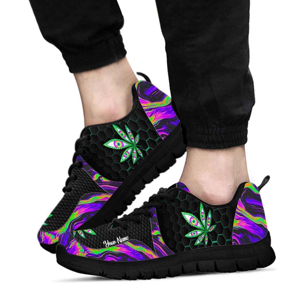 Eyes Get High - Personalized Weed Sneakers