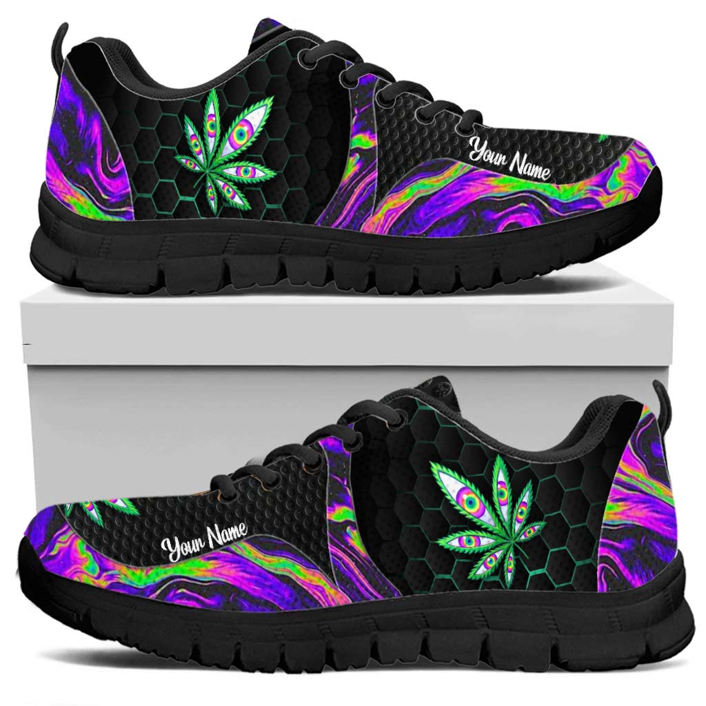 Eyes Get High - Personalized Weed Sneakers