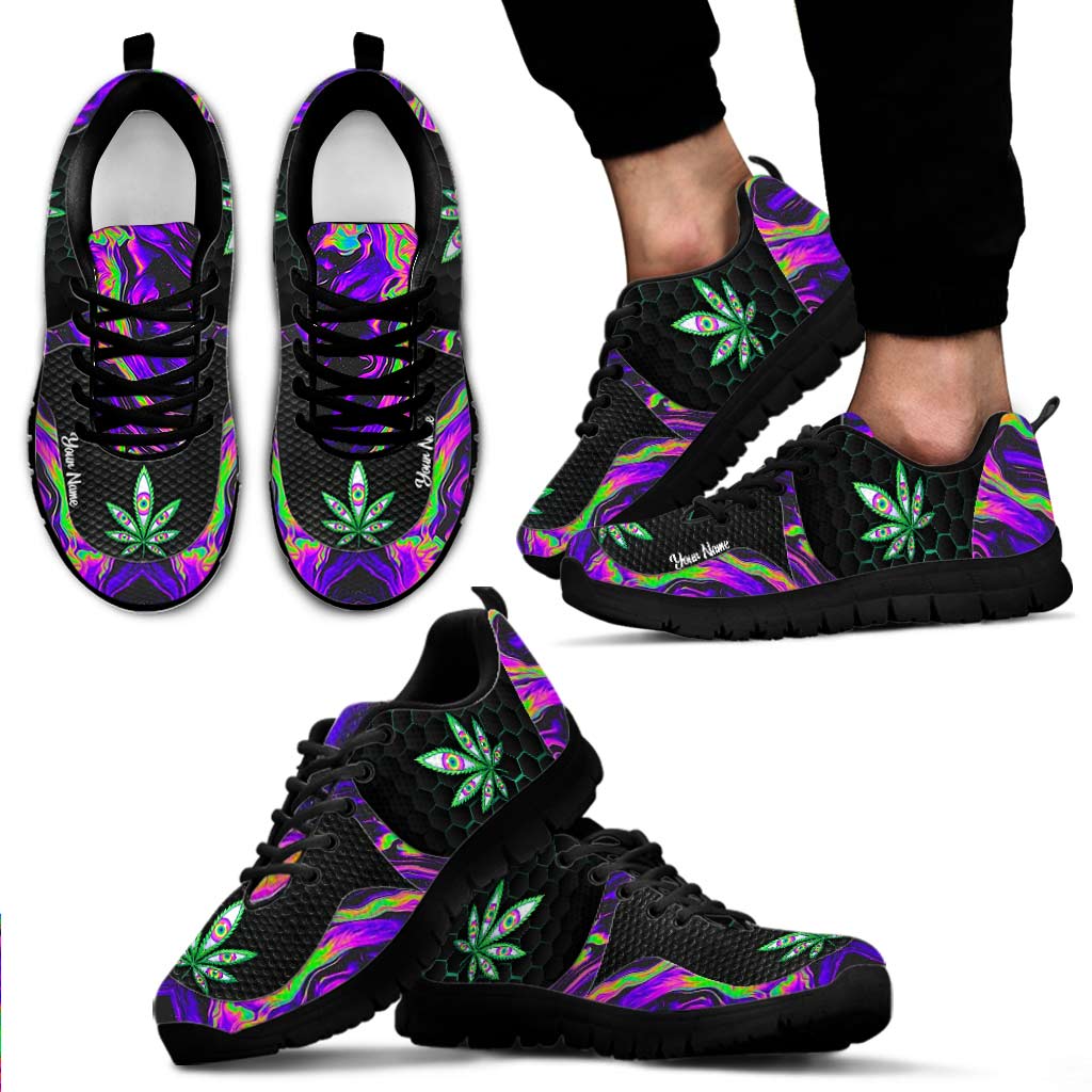 Eyes Get High - Personalized Weed Sneakers