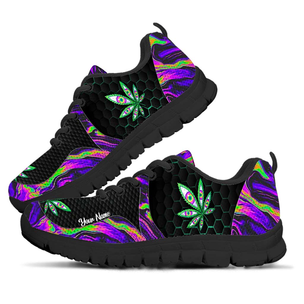 Eyes Get High - Personalized Weed Sneakers