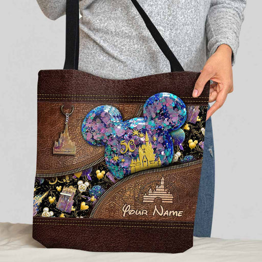 50 Years Of Magic - Personalized Mouse Tote Bag