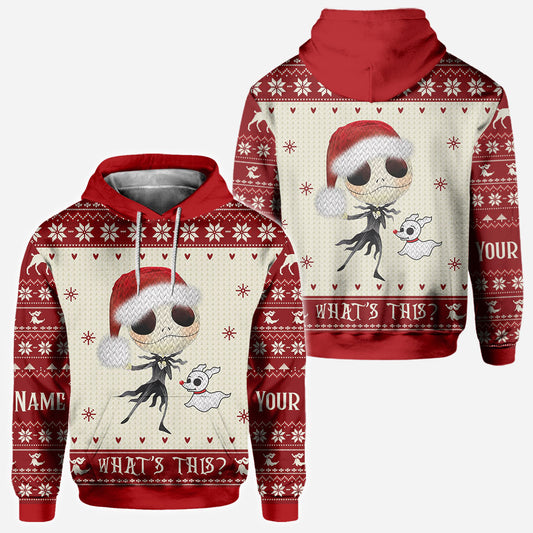 What's This - Personalized Christmas Nightmare All Over T-shirt and Hoodie