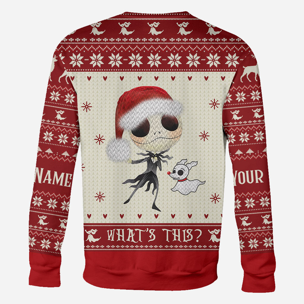 What's This - Personalized Christmas Nightmare All Over T-shirt and Hoodie