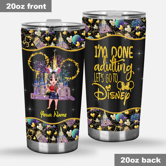 And I Think To Myself What A Wonderful World - Personalized Mouse Tumbler