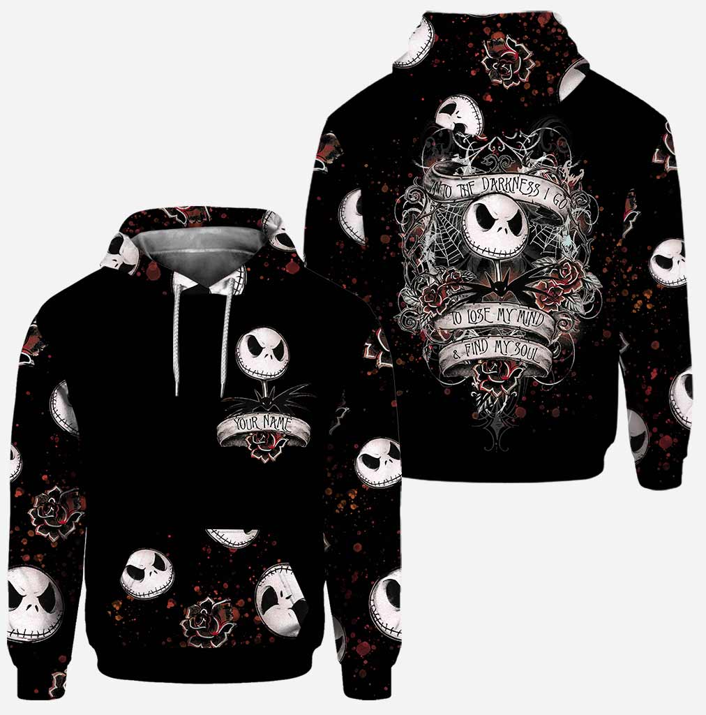 Into The Darkness I Go - Personalized Nightmare Hoodie And Leggings
