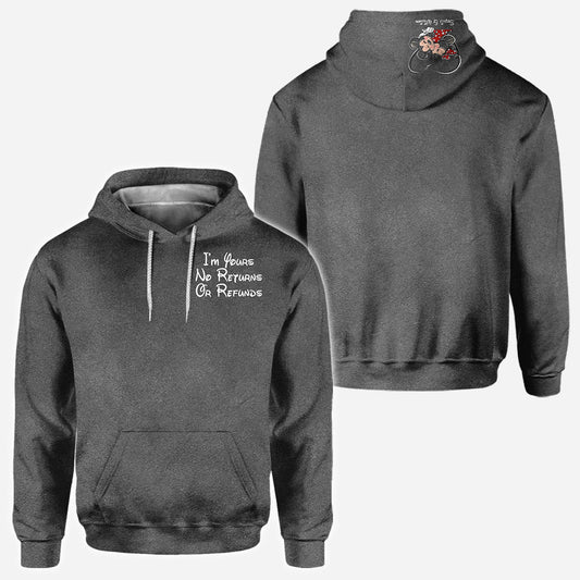I’m Yours No Returns Or Refunds - Personalized Couple Mouse All Over T-shirt and Hoodie