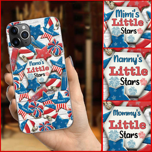 Nana's Little Stars - Personalized Independence Day Grandma Phone Case