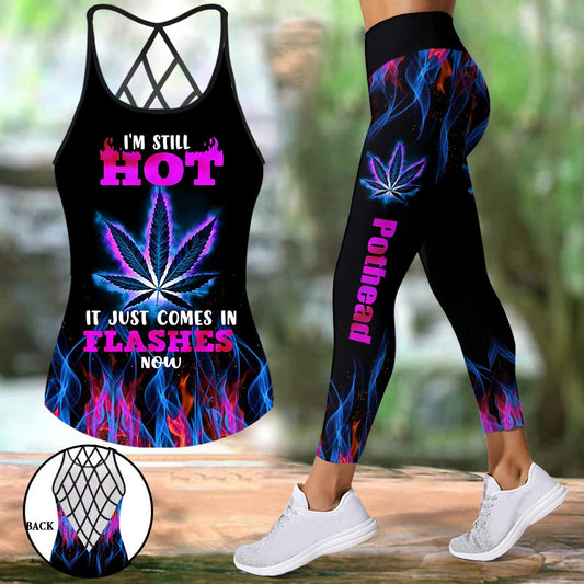 I'm Still Hot - Weed Cross Tank Top and Leggings