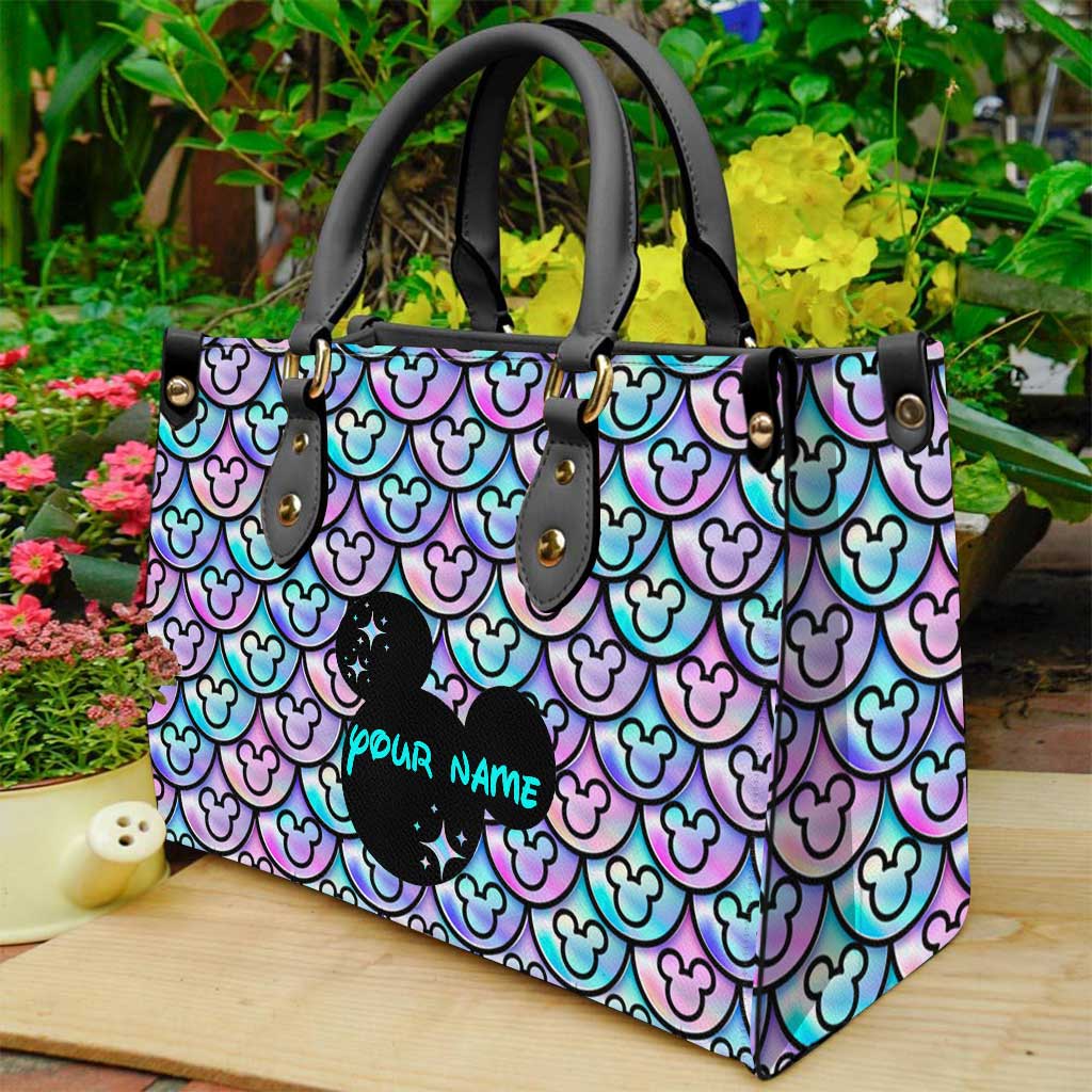 Magical Journey - Personalized Mouse Leather Handbag