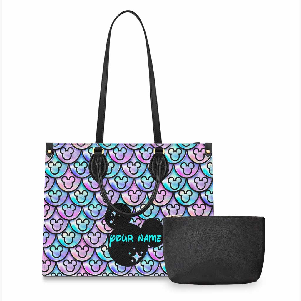 Magical Journey - Personalized Mouse Leather Handbag
