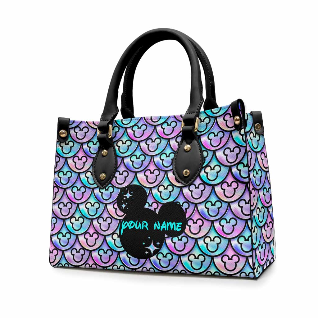 Magical Journey - Personalized Mouse Leather Handbag