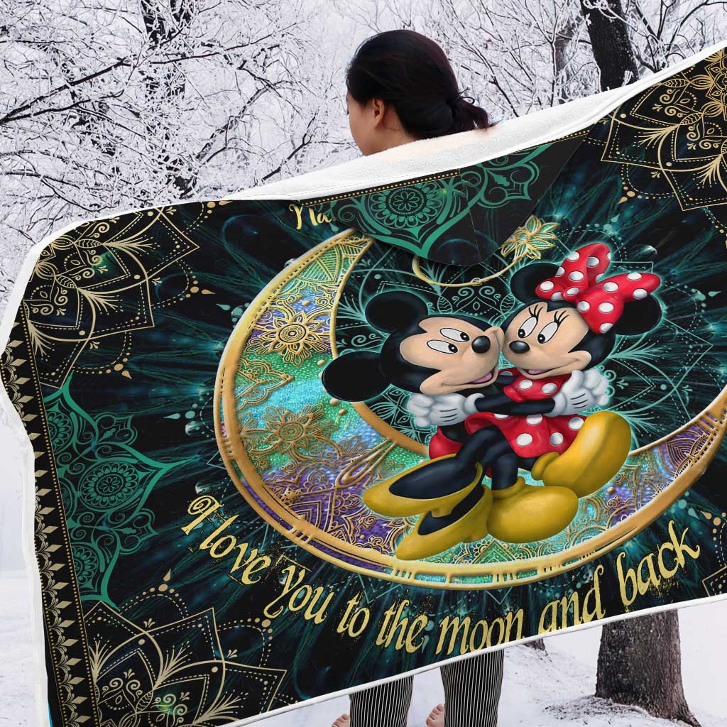 You & Me - Personalized Mouse Hooded Blanket